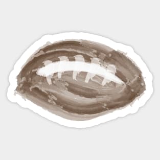 watercolor football Sticker